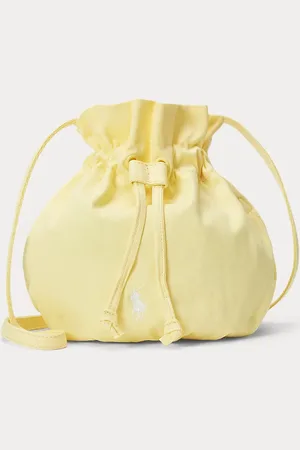Ralph Lauren Big Pony Canvas Drawstring Bucket Bag