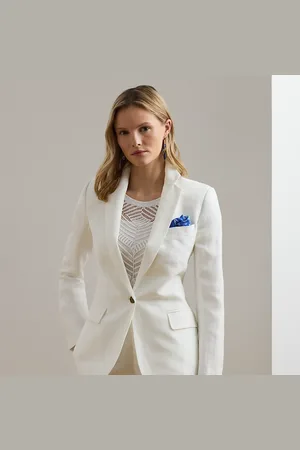 Ralph Lauren Linen-Blend Twill Blazer