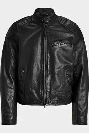Ralph Lauren Leather Caf?? Racer Jacket