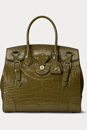 Ralph Lauren Soft Ricky 33 Caiman Bag