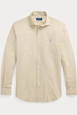 Ralph Lauren Custom Fit Plaid Stretch Poplin Shirt