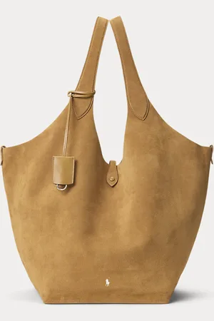 Ralph Lauren Polo Play Suede Large Tote