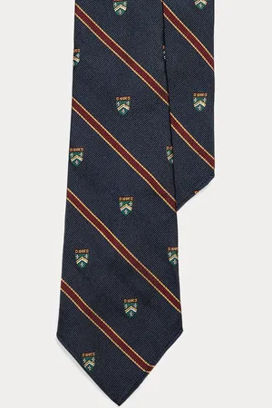 Ralph Lauren Vintage-Inspired Silk Repp Club Tie