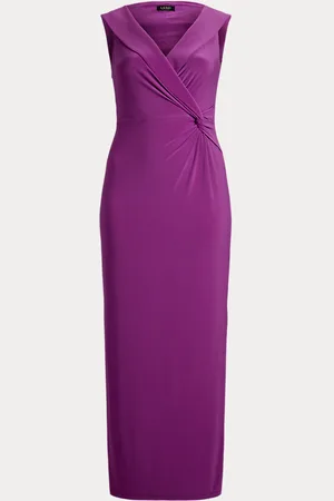 Ralph Lauren Curve - Jersey Off-the-Shoulder Gown