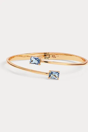 Ralph Lauren Plated Stone Hinge Bangle