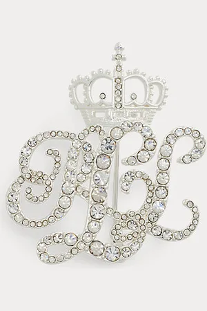 Ralph Lauren Plated Logo Crown Pin