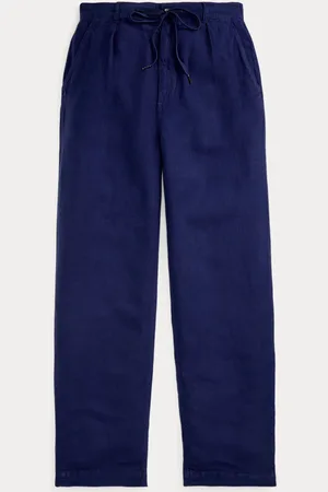 Ralph Lauren Lateef Relaxed Fit Pleated Linen Trouser