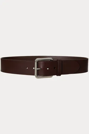 Ralph Lauren Vachetta Leather Wide Belt