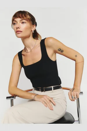 Reformation Julia Ribbed Sweater Tank
