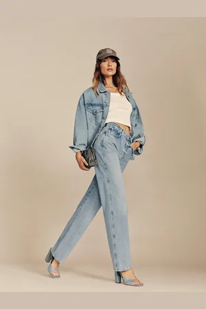 Reformation Val 90s Mid Rise Straight Jeans