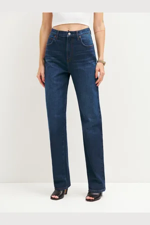 Reformation Elan Ultra High Rise Straight Leg Jeans