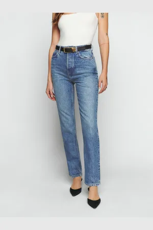 Reformation Cynthia High Rise Straight Jeans