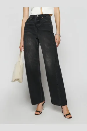 Reformation Alanis Mid Rise Barrel Leg Jeans