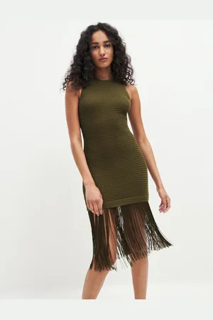 Reformation Cary Cotton Knit Mini Dress