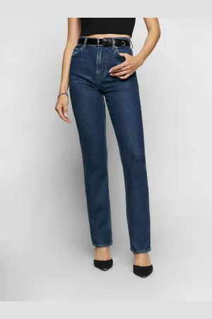 Reformation Liza Ultra High Rise Straight Jeans
