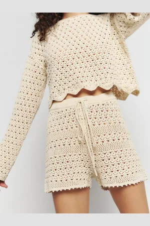 Reformation Timmy Cotton Open Knit Short