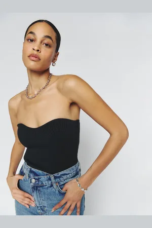 Reformation Jenni Strapless Sweater
