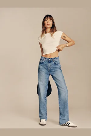 Reformation Val 90s Mid Rise Straight Jeans