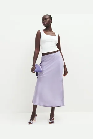 Reformation Layla Silk Skirt