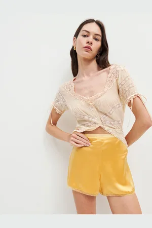 Reformation Paisley Silk Short