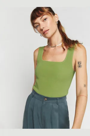 Reformation Julia Ribbed Sweater Tank