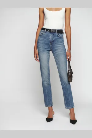 Reformation Liza Ultra High Rise Straight Jeans