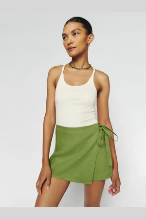 Reformation Eva Linen Skort