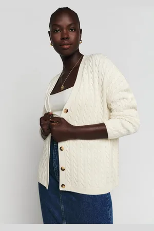 Reformation Eros Cotton Cable Cardigan