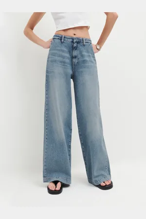 Reformation Tomas Super Wide Leg Slouch Trouser Jeans
