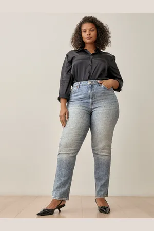 Reformation Liza Ultra High Rise Straight Jeans Es
