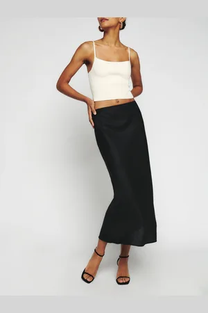 Reformation Petites Layla Linen Skirt