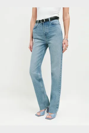 Reformation Cynthia High Rise Straight Long Jeans