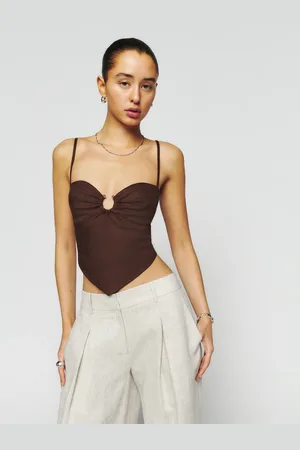 Reformation Sansa Linen Top