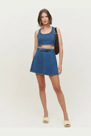 Reformation Anissa Two Piece Denim Set