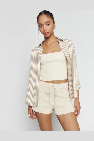 Reformation James Cotton Sweater Short