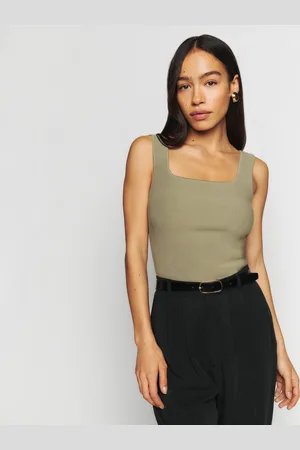Reformation Julia Ribbed Sweater Tank