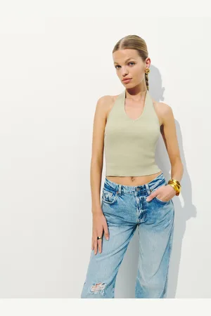 Reformation Carol Cotton Sweater Tank
