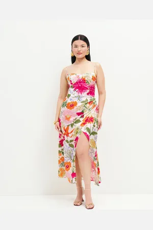 Reformation Marguerite Silk Dress