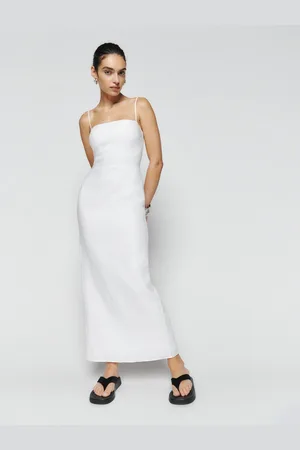 Reformation Petites Frankie Linen Dress