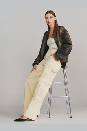 Reformation Landy Wide Leg Cargo Jeans
