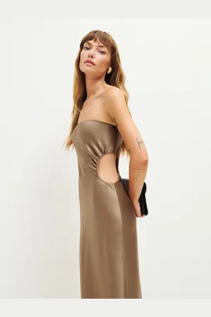 Reformation Nevaeh Satin Dress