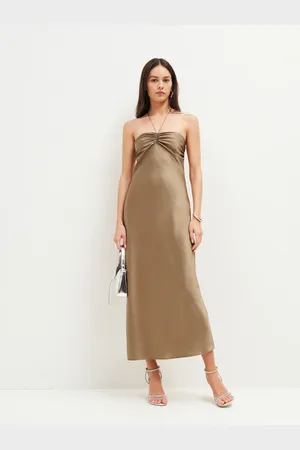 Reformation Valora Satin Dress