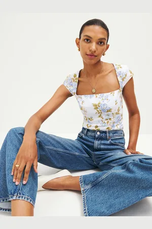 Reformation Cora Linen Top