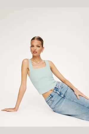 Reformation Julia Ribbed Sweater Tank