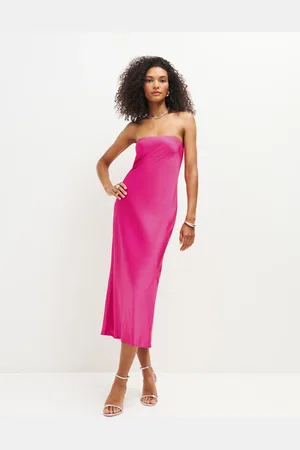 Reformation Joana Silk Dress