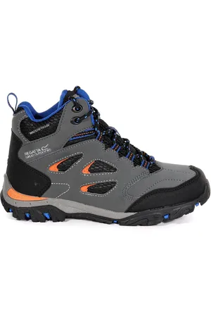 Regatta Kids Breathable Holcombe Waterproof Mid Walking Boots Briar Blaze Orange, Size: UK Infant 11
