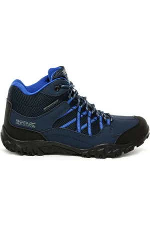 Regatta Kids Lightweight Edgepoint Waterproof Mid Walking Boots Deep Space Imperial , Size: UK Infant 13