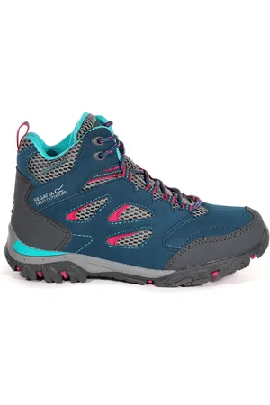Regatta Kids Breathable Holcombe Waterproof Mid Walking Boots Moroccan Duchess, Size: UK Infant 11