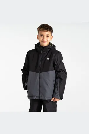 Dare 2B Kids Water-repellent Impose IV Ski Jacket Grey, Size: 5-6 Years