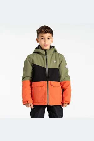 Dare 2B Kids Water-repellent Steazy II Ski Jacket Olivine Black, Size: 3-4 Years